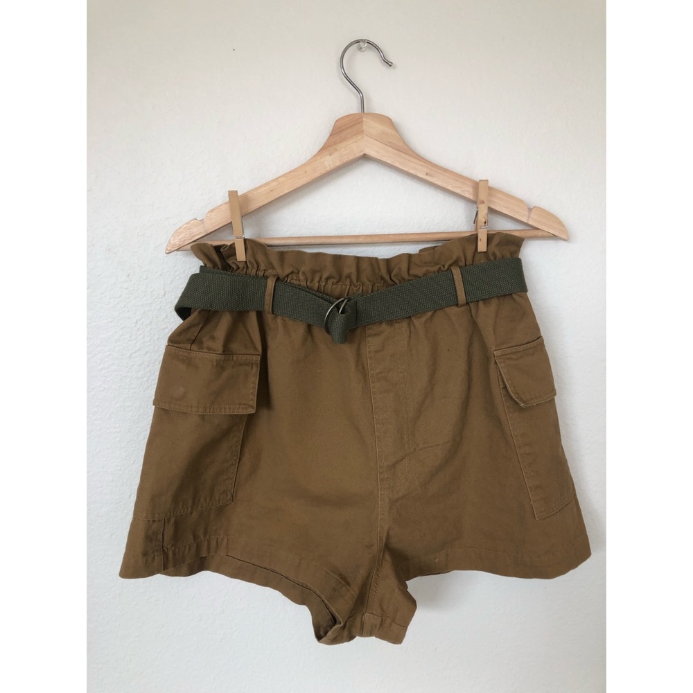 Urban Outfitters Cargo Shorts + Belt